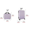 Timeout Travellers ™ Waffleprint Suitcase - 2pc