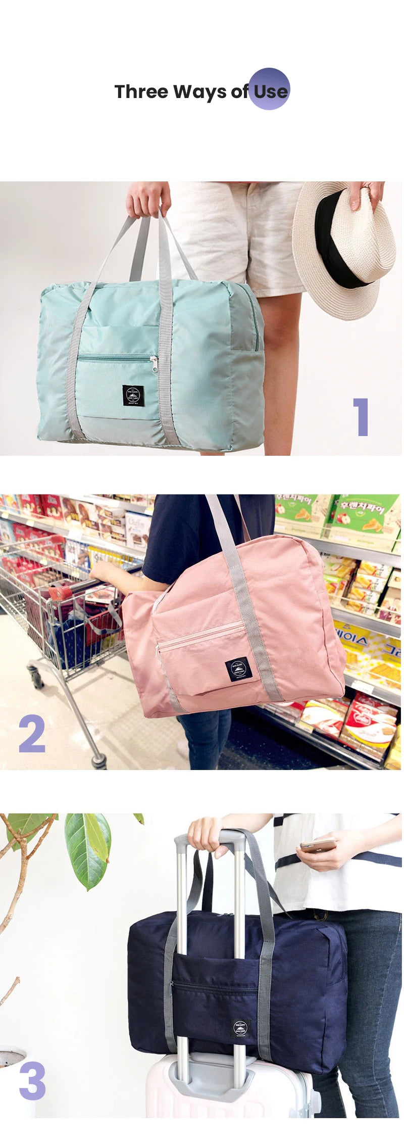 Carry-on Suitcase Attachable Bag