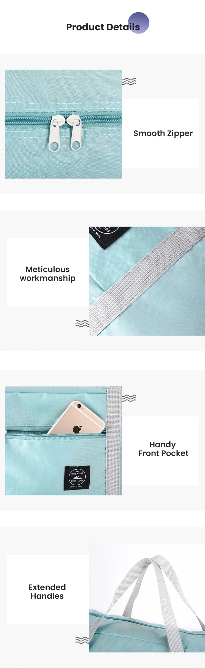 Carry-on Suitcase Attachable Bag